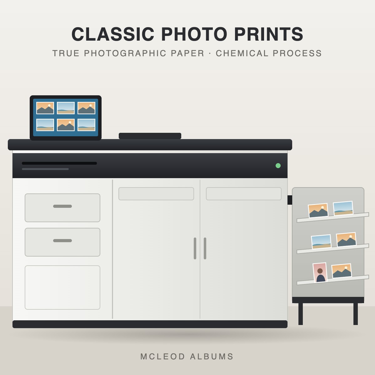 Classic Photo Prints, photographic minilab printing on photo paper